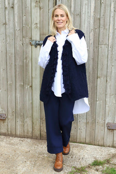 Caroline Knit Gilet Navy