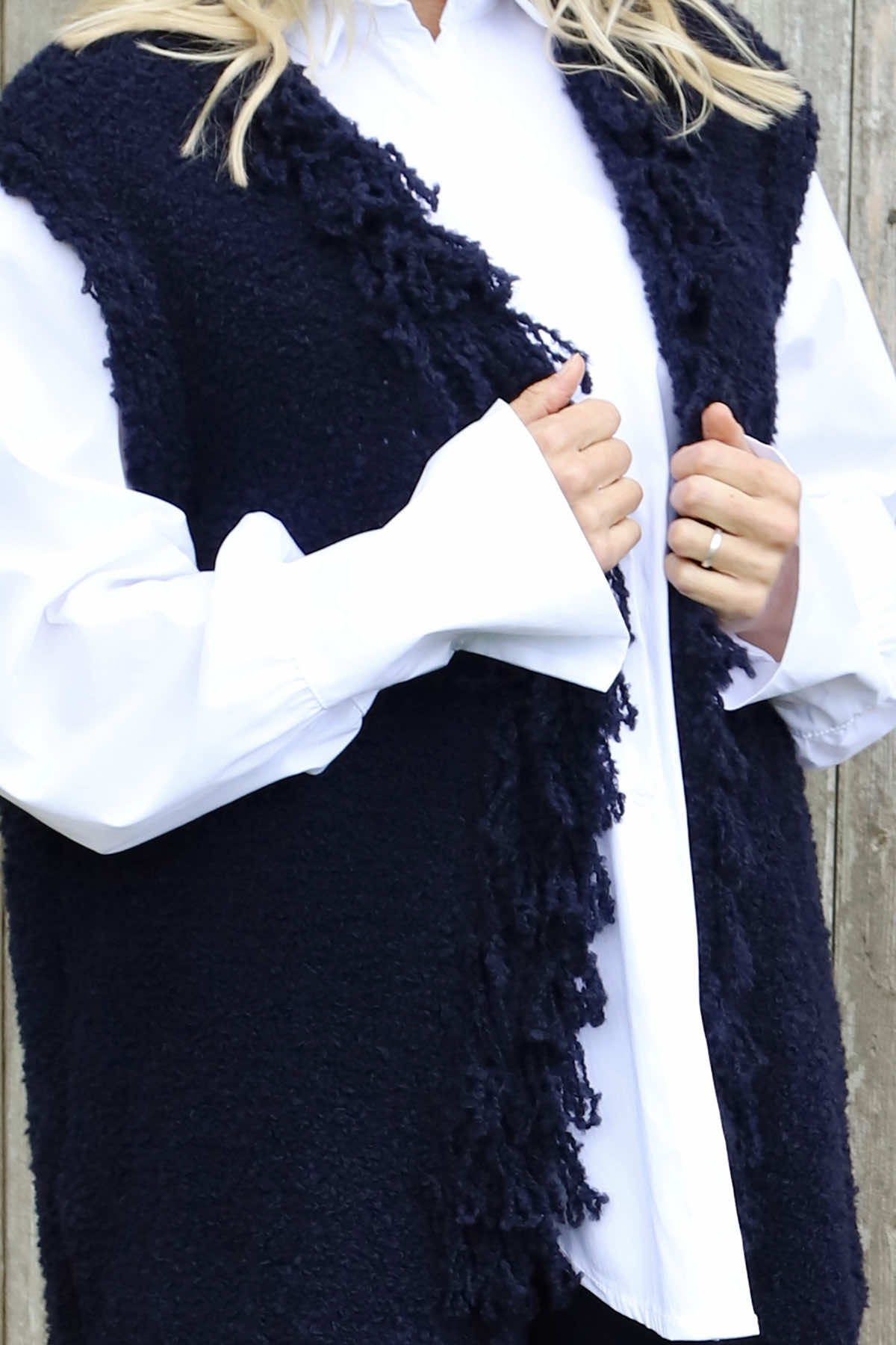 Caroline Knit Gilet Navy