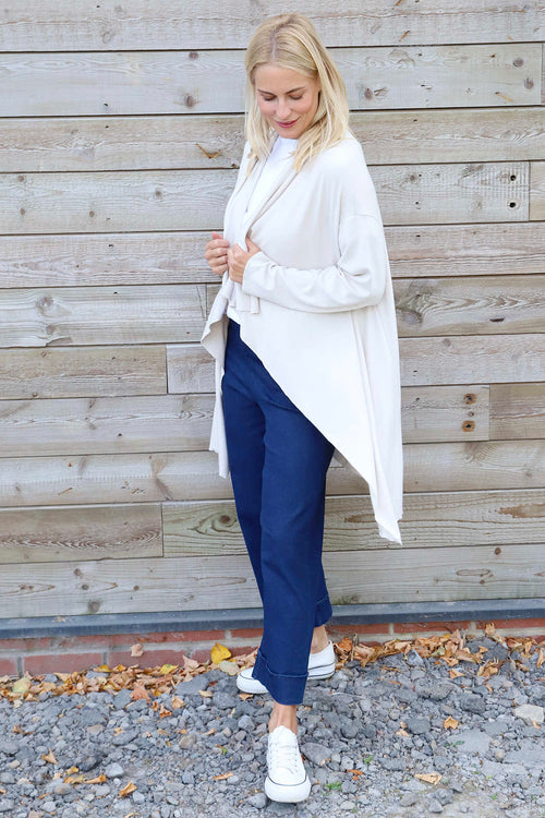 Regan Waterfall Cardigan Stone - Image 3