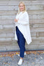 Regan Waterfall Cardigan Stone