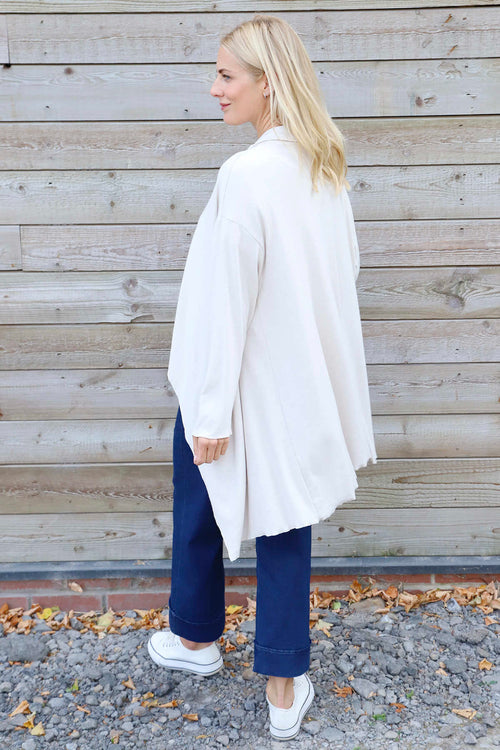 Regan Waterfall Cardigan Stone - Image 4