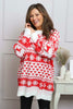 Dasher Festive Knitted Jumper White