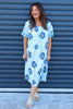 Thea Floral Dress Light Blue