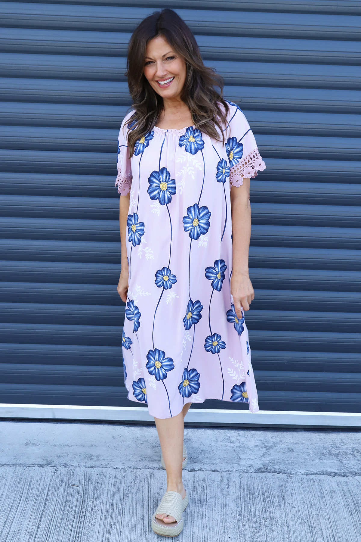 Thea Floral Dress Pink