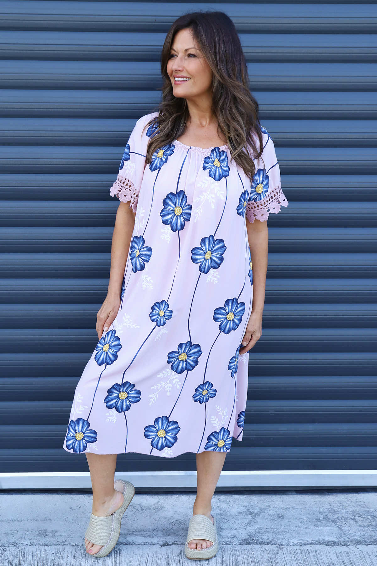 Thea Floral Dress Pink