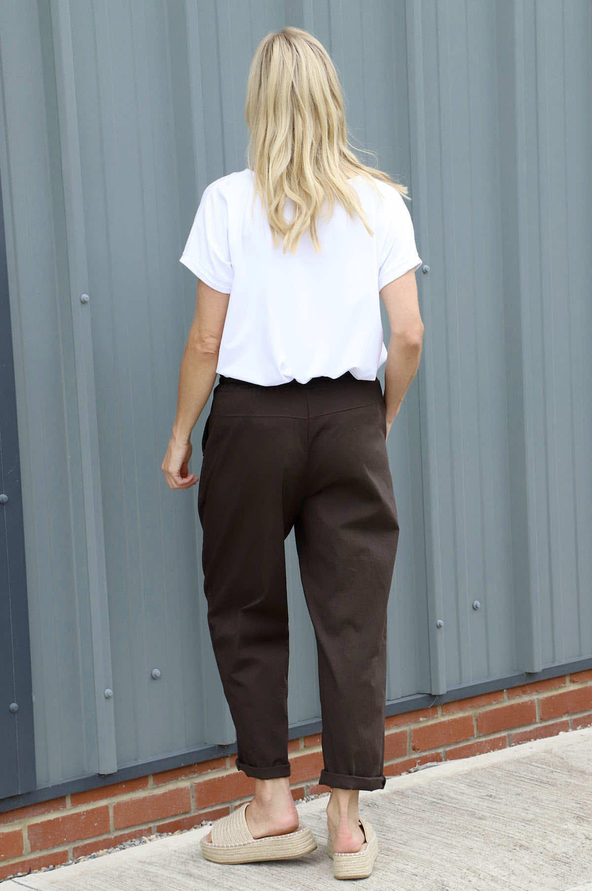 Bethany Cotton Trousers Cocoa