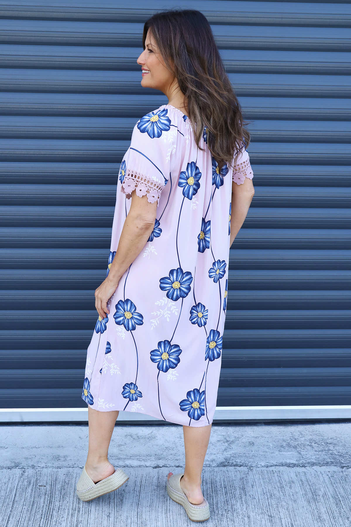 Thea Floral Dress Pink