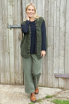 Caroline Knit Gilet Khaki