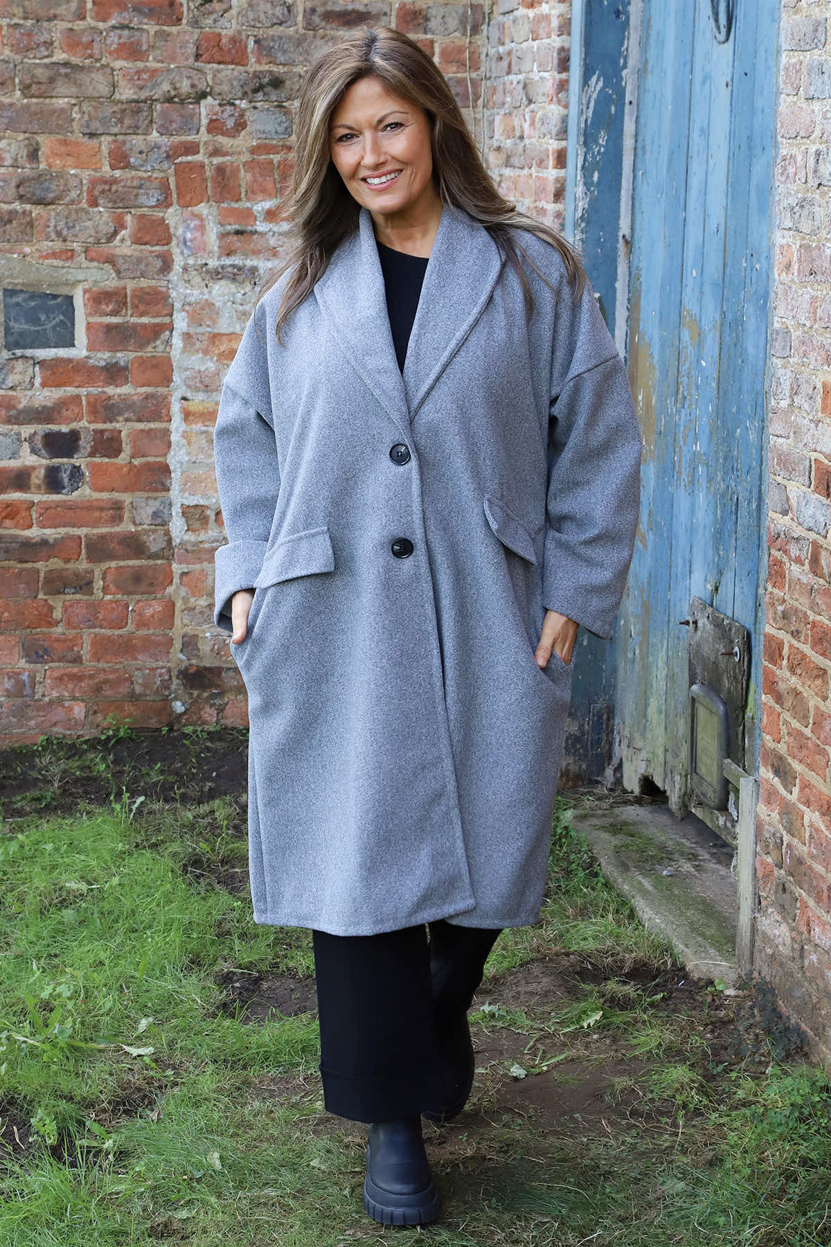 Helen Coat Grey