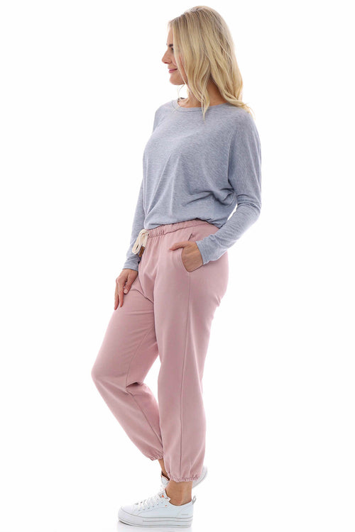 Vienna Cotton Sweat Pants Pink - Image 4