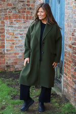Helen Coat Khaki Khaki - Helen Coat Khaki