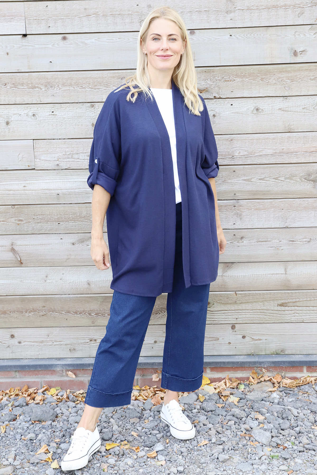 Elissia Knitted Cardigan Navy