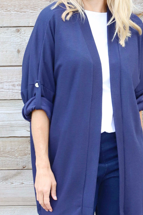 Elissia Knitted Cardigan Navy - Image 3