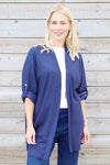 Elissia Knitted Cardigan Navy