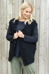 Caroline Knit Gilet Black