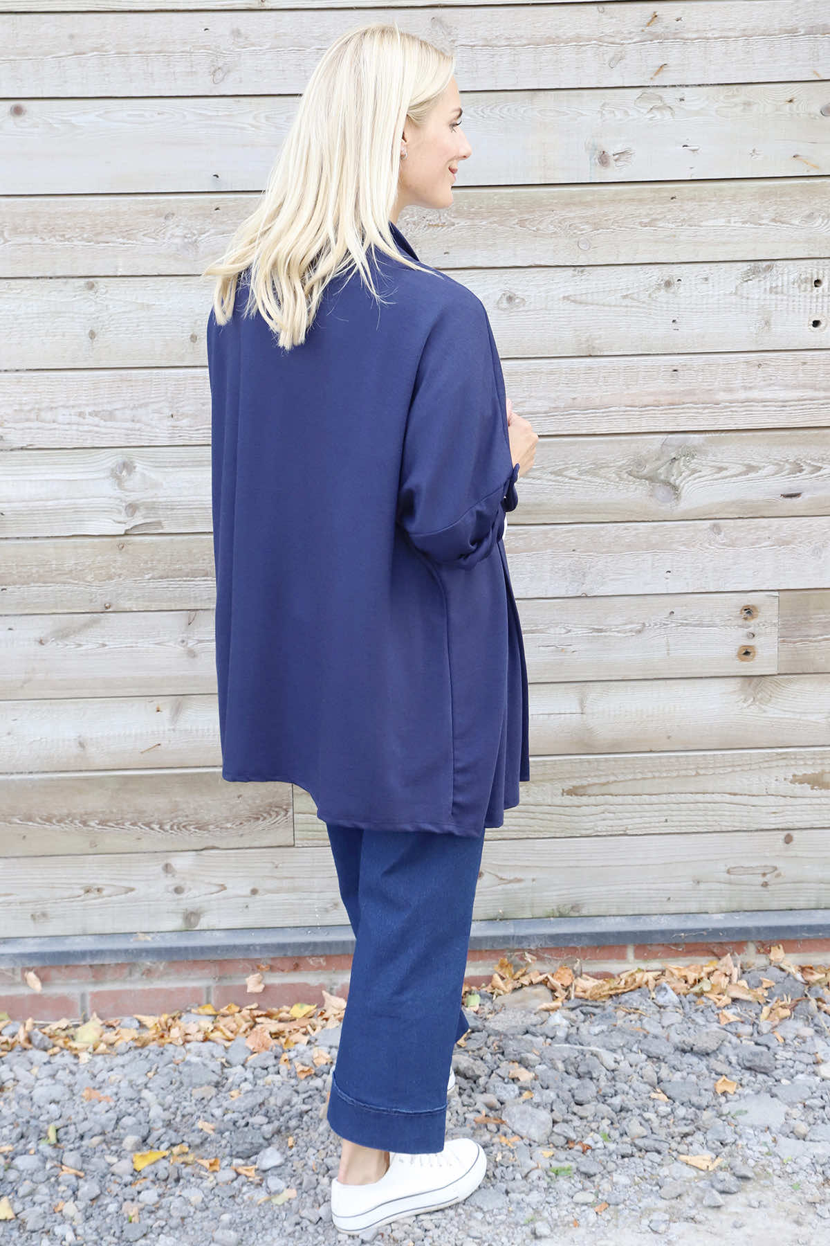 Elissia Knitted Cardigan Navy