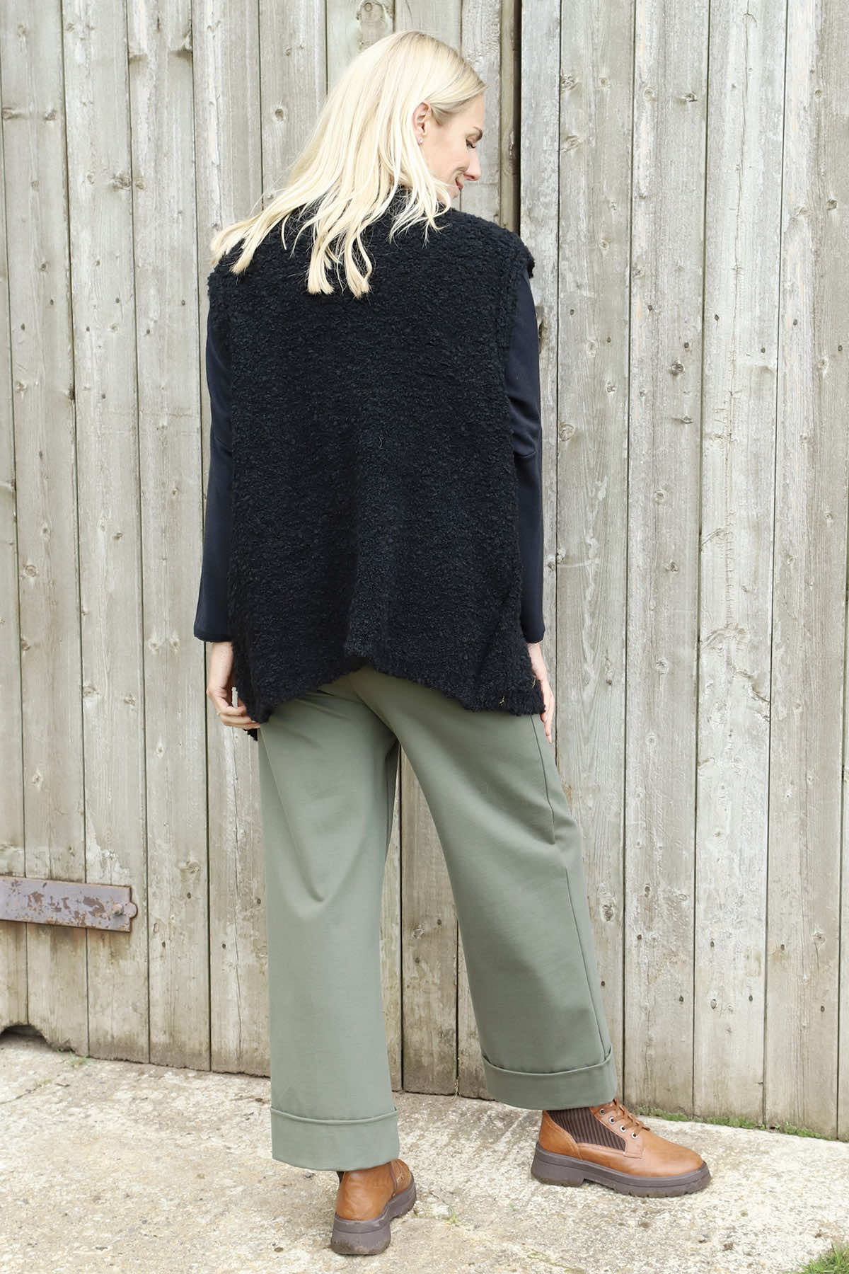 Caroline Knit Gilet Black