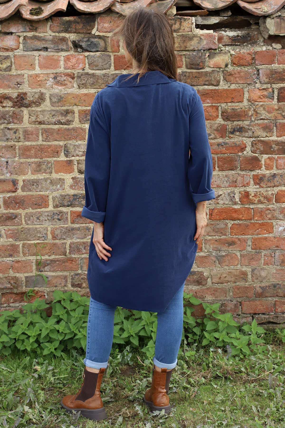 Imogen Needlecord Tunic Navy