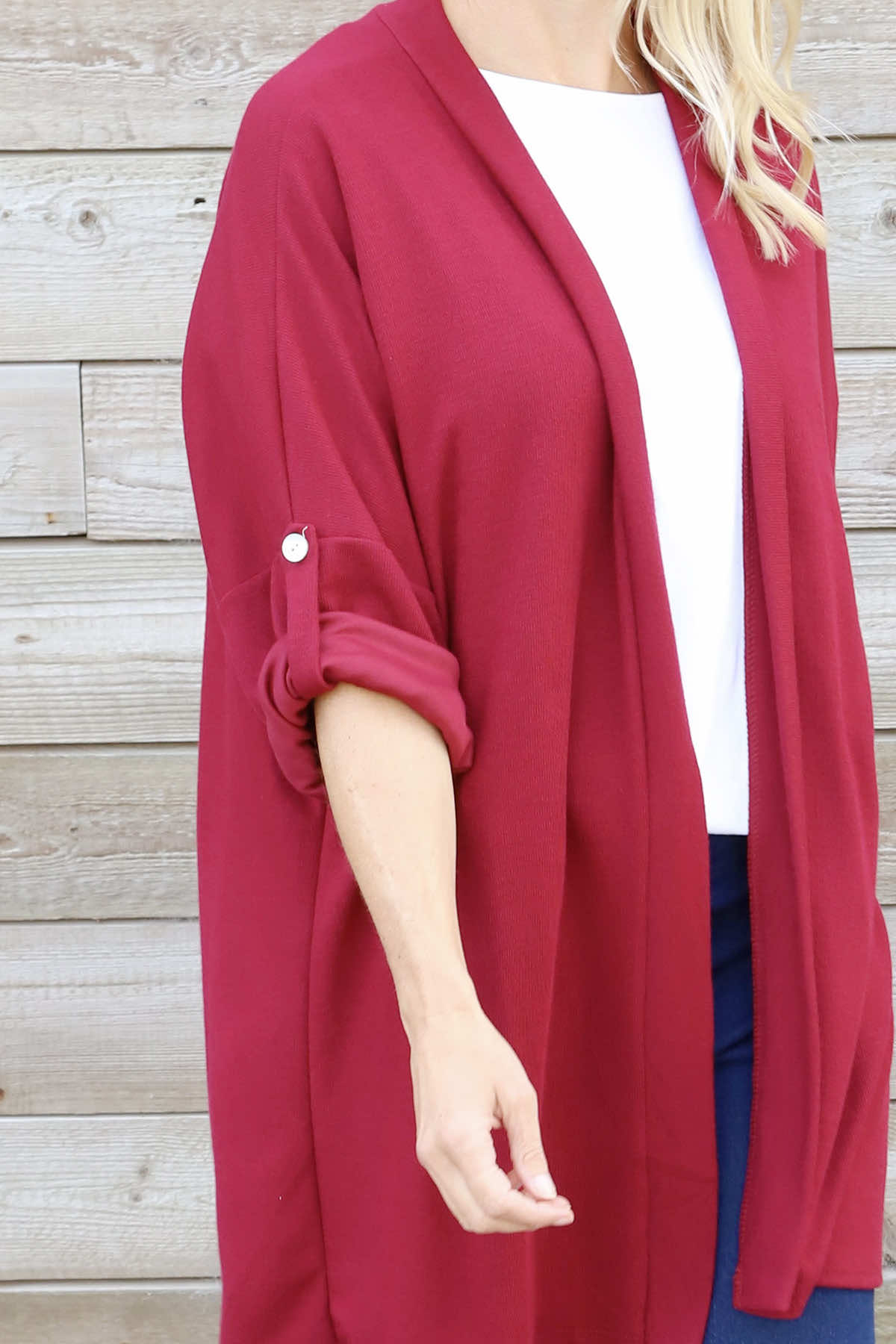 Elissia Knitted Cardigan Wine