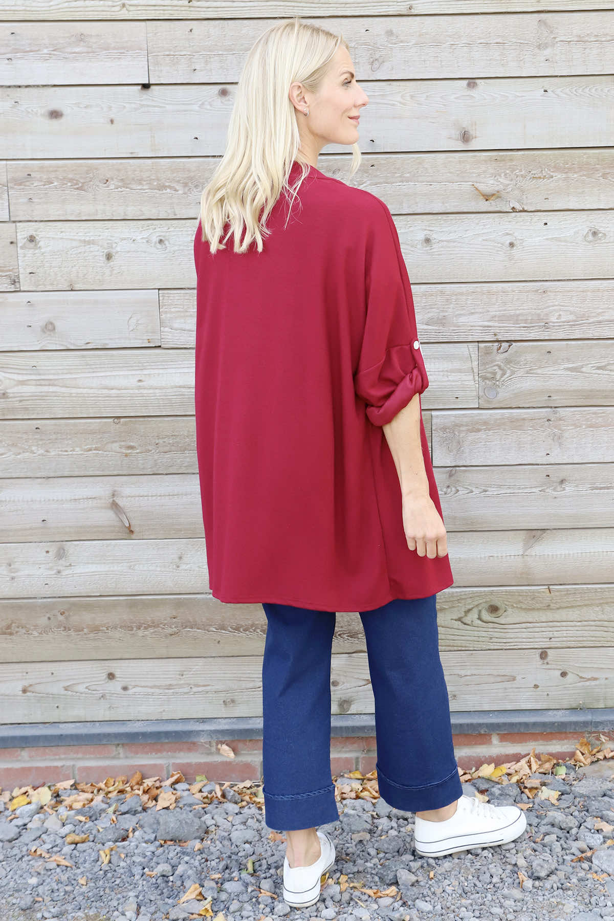 Elissia Knitted Cardigan Wine