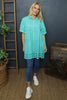 Ermina Tiered Cotton Shirt Mint