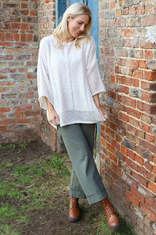 Eleri Knitted Jumper Stone