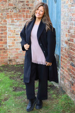 Helen Coat Black Black - Helen Coat Black
