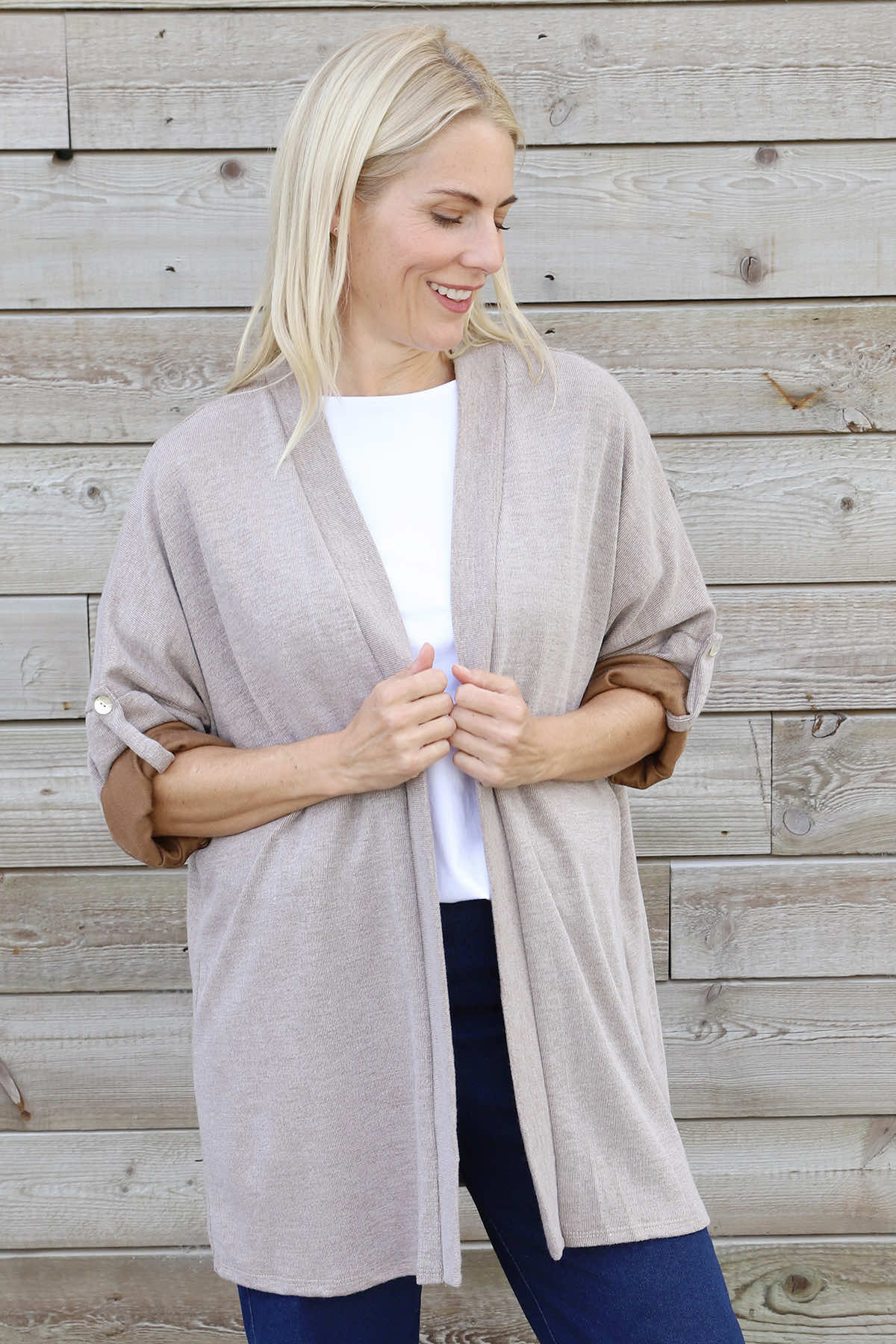 Elissia Knitted Cardigan Mocha