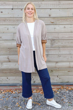 Elissia Knitted Cardigan Mocha