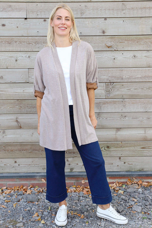 Elissia Knitted Cardigan Mocha