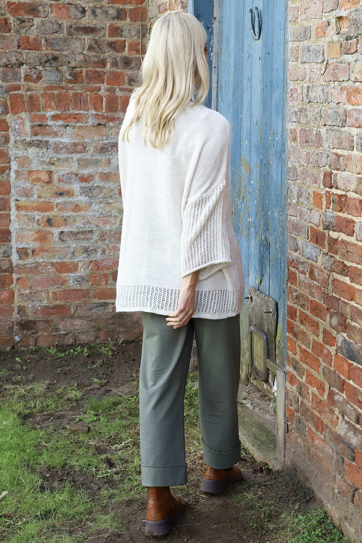 Eleri Knitted Jumper Stone