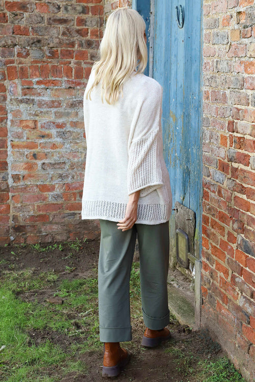 Eleri Knitted Jumper Stone - Image 4