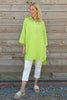 Tarna Button Linen Tunic Lime