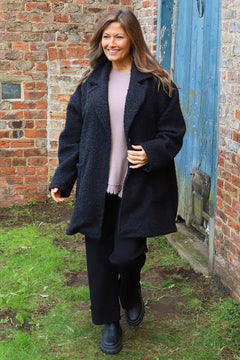Brynne Boucle Jacket Black