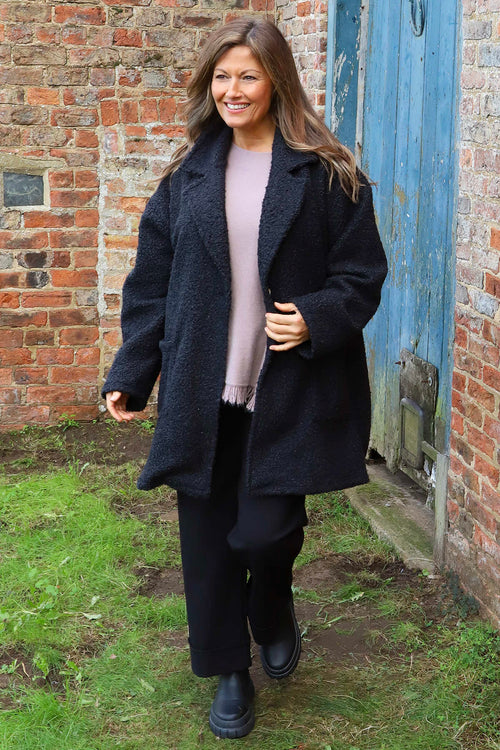 Brynne Boucle Jacket Black