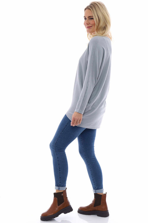 Alaina Knitted Jumper Grey - Image 5