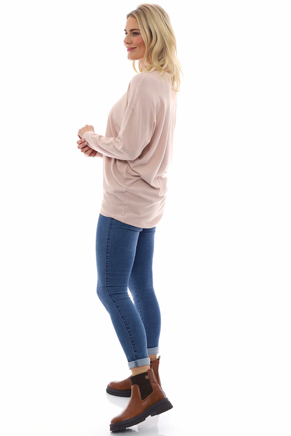 Alaina Knitted Jumper Pink