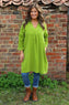 Imogen Needlecord Tunic Green