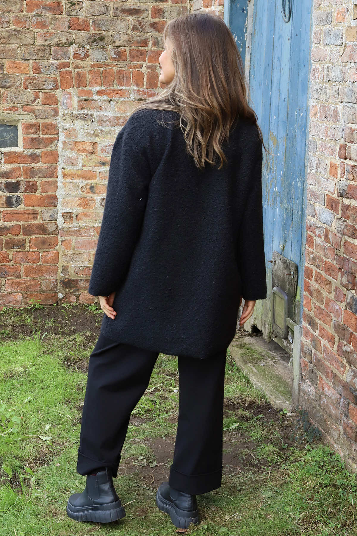 Brynne Boucle Jacket Black