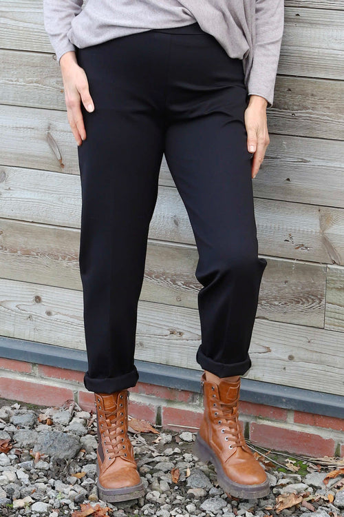 Colby Straight Leg Trousers Black - Image 3