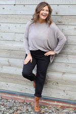 Colby Straight Leg Trousers Black Black - Colby Straight Leg Trousers Black