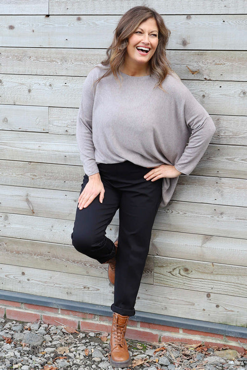 Colby Straight Leg Trousers Black