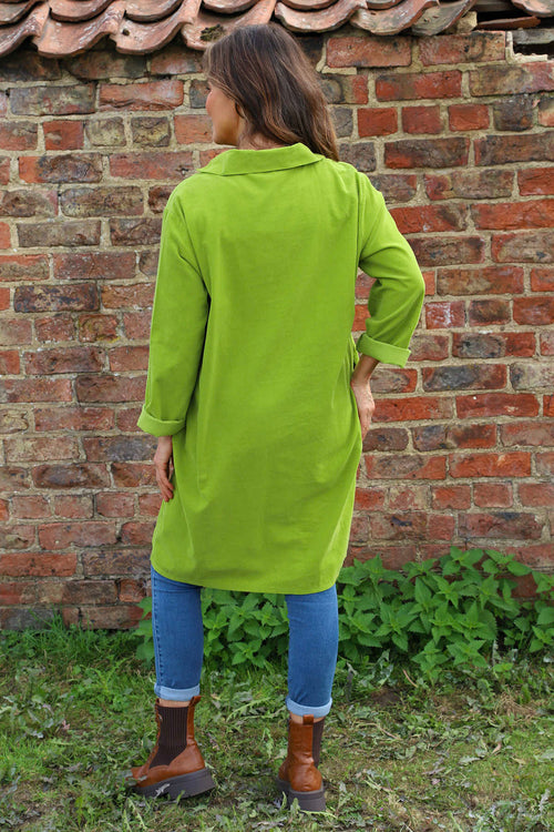 Imogen Needlecord Tunic Green - Image 4