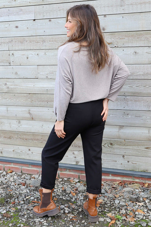 Colby Straight Leg Trousers Black - Image 4