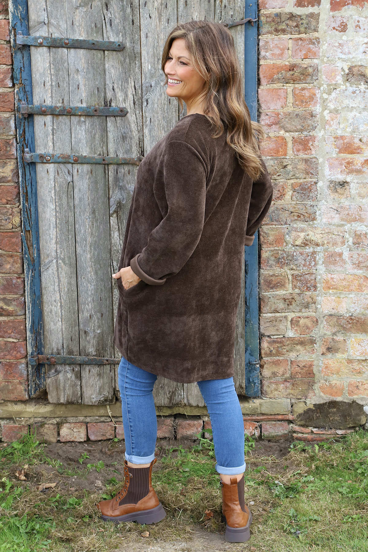 Ethel Cord Tunic Cocoa