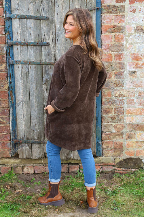 Ethel Cord Tunic Cocoa - Image 4