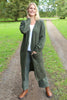 Chelsea Long Knitted Cardigan Khaki
