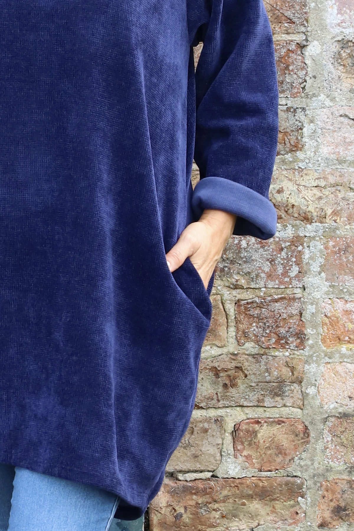 Ethel Cord Tunic Navy