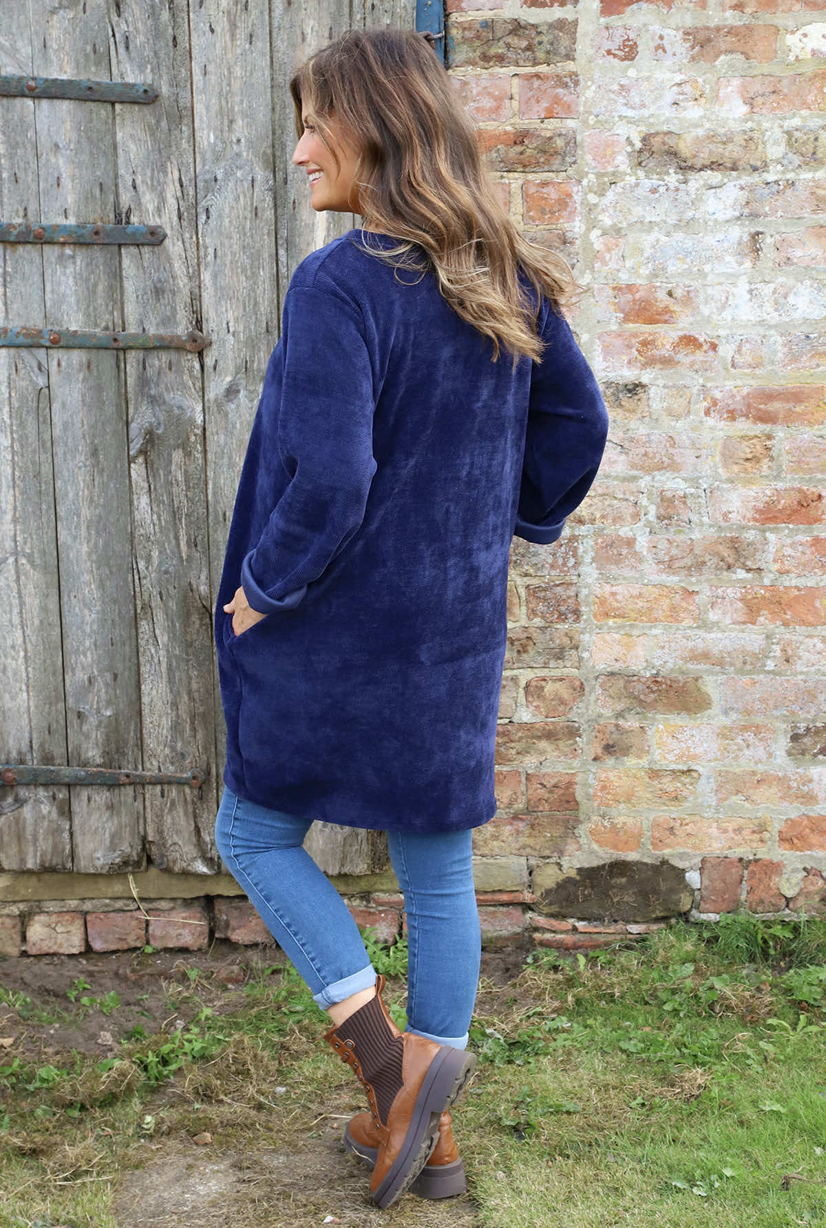 Ethel Cord Tunic Navy