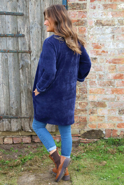 Ethel Cord Tunic Navy - Image 4